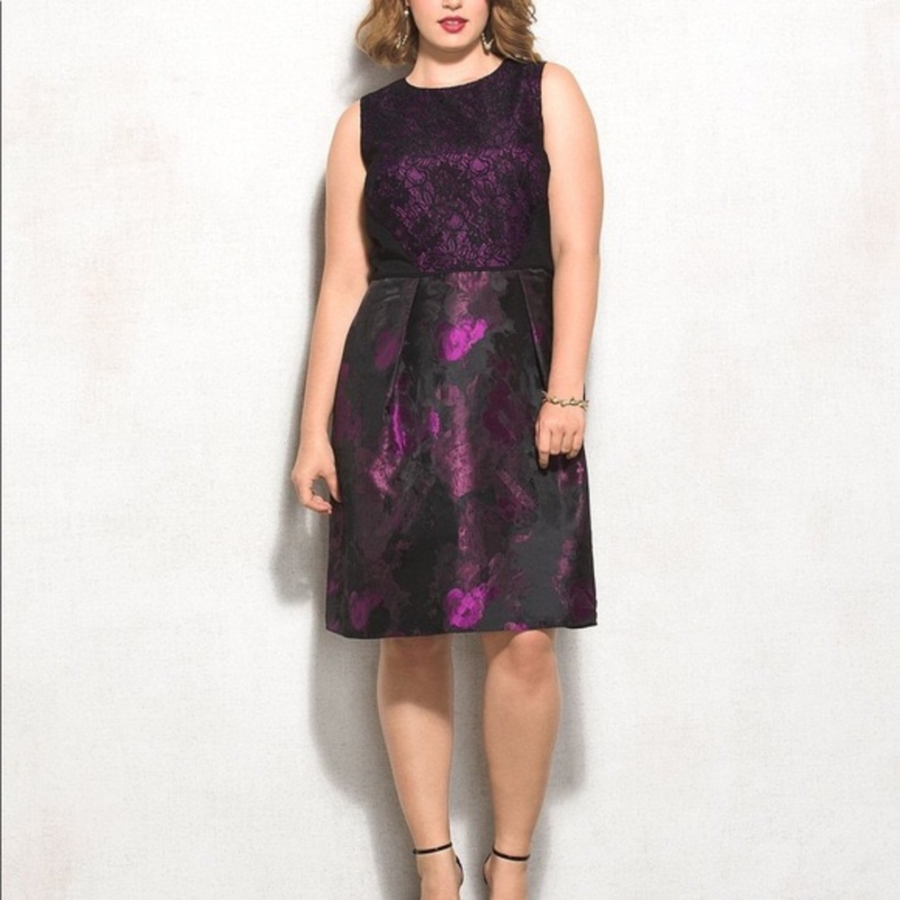 Purple and Black Cocktail Dress 👾